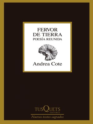 cover image of Fervor de tierra poesía reunida